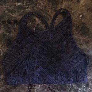 GAIAM high neck padded sports bra (Medium)